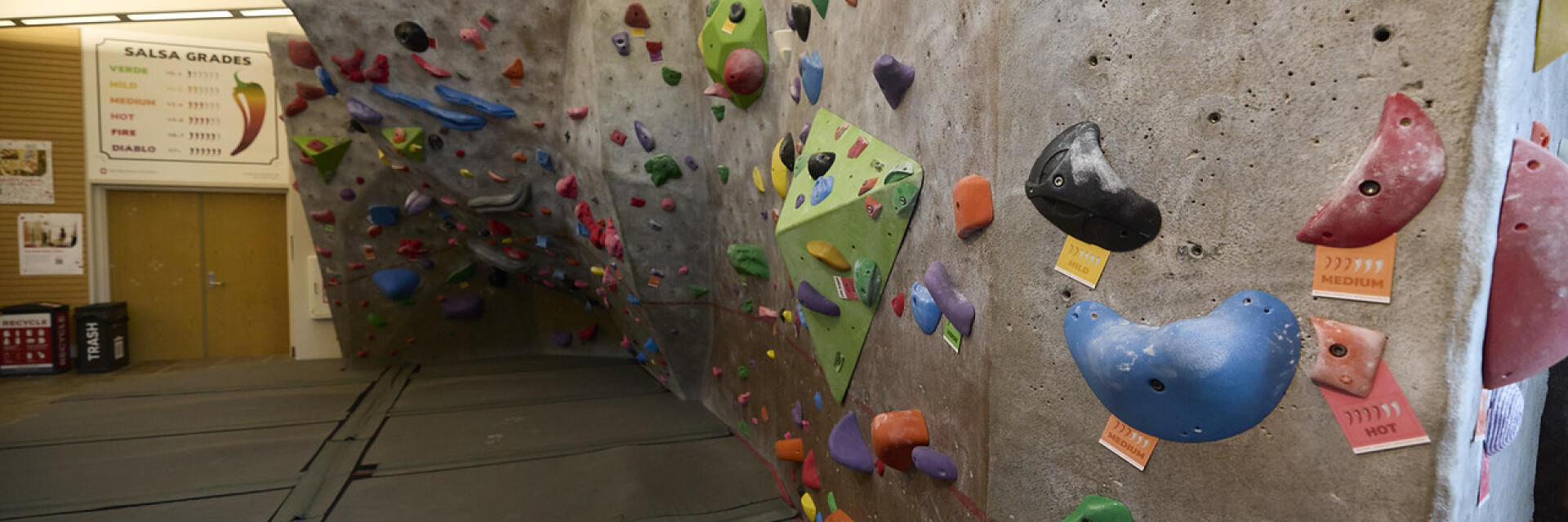 Wide Shot of OAC Bouldering Area