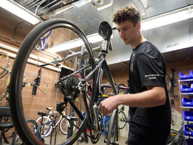 Wide Shot of On-Campus Convenience